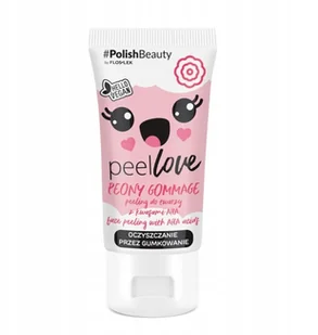 Flos-lek Floslek PeelLove Peeling do twarzy z kwasami AHA Peony Gommage 75ml - Kremy oczyszczające - miniaturka - grafika 4