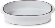 Miski i półmiski - Revol Miska do zapiekania Caractere biała 26x18,5 cm - miniaturka - grafika 1