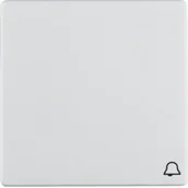 Wyłączniki światła i elektryczne - Berker Q.1/Q.3 klawisz Dzwonek 16206059 biały - miniaturka - grafika 1