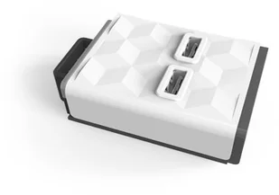 Adapter Powercube PowerStrip USB Modul 2 USB porty) Biały - Złącza, przejściówki, adaptery - miniaturka - grafika 4