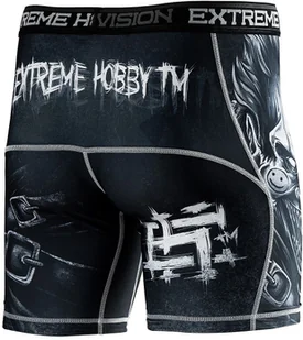 Extreme Hobby Spodenki Vale Tudo, PSYCHO CLOWN, czarny, rozmiar 3XL - Kimona, stroje i obuwie - miniaturka - grafika 3