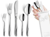 Zestawy sztućców - Amefa Sztućce obiadowe Whisper 1405 60 elementy dla 12 osób 18/0 Whisper 1405 60 elem - miniaturka - grafika 1