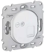 Gniazdka elektryczne - Schneider Electric Ovalis - gniazdo RJ45 - cat.5 UTP - telefon - bez płyty wykończeniowej S261471 - miniaturka - grafika 1