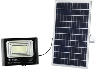 v-tac Projektor LED Solarny V-TAC 35W IP65 VT-100W 6000K 2450lm - Lampy pozostałe - miniaturka - grafika 11