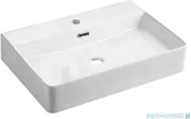 Umywalki - Omnires Garland umywalka nablatowa/wisząca 60x43 cm biała GARLAND600BP - miniaturka - grafika 1