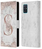 Etui i futerały do telefonów - Samsung Head Case Designs Head Case Designs Oficjalna natura Magick litera S różowe złoto marmur monogram 2 skórzany portfel na książki pokrowiec kompatybilny z Galaxy A51 (2019) HLBWH-A512019-NMAGRGO2-LS - miniaturka - grafika 1