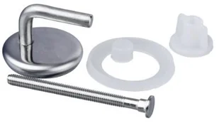 Wenko Zestaw montażowy do deski sedesowej zawiasy,stal nierdzewna,8 elementów B003IT6IJM - Akcesoria łazienkowe - miniaturka - grafika 2