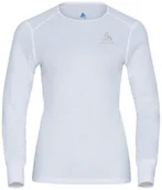 Pozostała odzież narciarska - Odlo Active Warm Plus Top Crew Neck L/S Women, biały XL 2021 Koszulki bazowe termiczne i narciarskie 159101-10000-XL - miniaturka - grafika 1