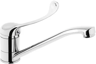 Kuchinox Madera Jednouchwytowa bateria kuchenna stojąca z dźwignią medyczną chrom BQM06MD - Baterie kuchenne - miniaturka - grafika 2