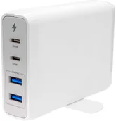 Ładowarki do telefonów - Cameron Sino Biurkowa stacja ładująca 2x USB-C+2xUSB 75W kolor biały Cameron Sino) DF-MTC200TE - miniaturka - grafika 1