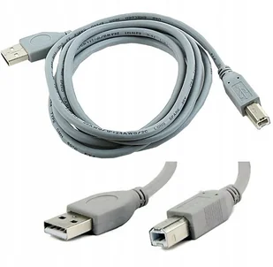 Gembird KABEL USB 2.0 A-B M/M 1.8M SZARY CCP-USB2-AMBM-6G - Kable USB - miniaturka - grafika 9