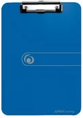 Artykuły biurowe - Herlitz Deska z przyciskiem A4 niebieska. - miniaturka - grafika 1