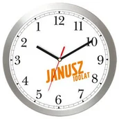 Zegary - Atrix Anty zegar LOGO aluminiowy ACL2412 - miniaturka - grafika 1