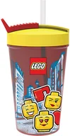 Kubki dla dzieci - Lego Kubek "Iconic - Girl" w kolorze żółto-czerwonym - 500 ml - miniaturka - grafika 1