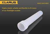 Latarki - akcesoria - Klarus dyfuzor: // cm. KWD-1  biały 500128 - miniaturka - grafika 1