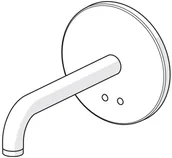 Baterie podtynkowe - Oras Electra Bateria umywalkowa bezdotykowa podtynkowa chrom 6611CZ - miniaturka - grafika 1