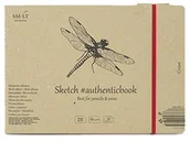 Notesy i bloczki - SMLT smlt 5EB-ozdobami 36St/C Authentic Line 245 X 176 MM szyta szkicownik authenticbook, 80 GSM Crme Filler Paper, 36 arkuszy - miniaturka - grafika 1