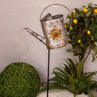 Lampy ogrodowe - Näve Solarne oświetlenie dekoracyjne 5282349 z konewką - miniaturka - grafika 1