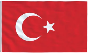 vidaXL vidaXL Flaga Turcji, 90x150 cm - Flagi i akcesoria - miniaturka - grafika 2