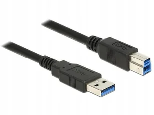 Delock Kabel USB 3.0 0.5m AM-BM czarny (85065) - Kable USB - miniaturka - grafika 5
