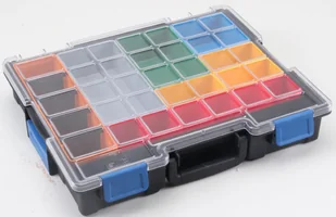 PARTNER B2B Prafesjonalna walizka na drobne elementy, 13 schowków 124255 - Pozostałe wyposażenie warsztatu - miniaturka - grafika 2