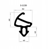 Akcesoria do okien - Uszczelka do Okien Pcv Kommerling S-1150 - 25m - miniaturka - grafika 1