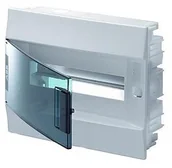 Rozdzielnie elektryczne - ABB Wbudowane urządzenia Mistral 41F serii 1 rząd 12 modułów 1SLM004101A1203 - miniaturka - grafika 1