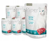 Mokra karma dla kotów - Dolina Noteci PIPER) PIPER CAT Sterelised z Tuńczykiem Zestaw Saszetki 10 x 100g ZEST-PIP-100-10-TUN - miniaturka - grafika 1