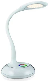 Polux Lampka biurkowa COSMOS 2 LED biała + lampka nocna RGB - Lampy stojące - miniaturka - grafika 2