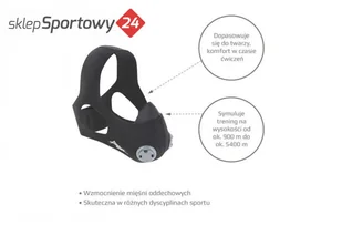 POZOSTALI MASKA TRENINGOWA PERFORMANCE MASK PFM02 - Pozostały sprzęt i akcesoria do ćwiczeń - miniaturka - grafika 6
