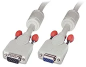 Kable światłowodowe - LINDY VGA monitorkabel DDC 15 pinów, wtyk/złącze HD szary, 0,25 m, jasnoszary 3 m 36363 - miniaturka - grafika 1