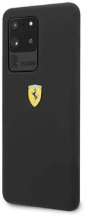 Ferrari Hardcase FESSIHCS69BK S20 Ultra G988 czarny/black Silicone hurtel-62366-0 - Etui i futerały do telefonów - miniaturka - grafika 2