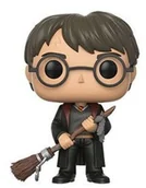 Figurki kolekcjonerskie - FunKo Figurka Pop! Harry Potter with Firebolt &amp Feather Harry Potter FK14949 - miniaturka - grafika 1
