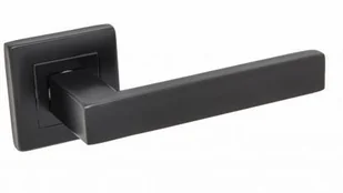 Alubrass klamki drzwiowe Klamka TASOS rozeta kwadratowa czarna TCK - Klamki - miniaturka - grafika 2