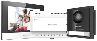 HIKVISION Zestaw wideodomofonowy DS-KIS702 Hikvision DS-KIS702 - Wideodomofony - miniaturka - grafika 2