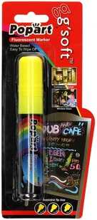 LEVIATAN Marker kredowy "POPART", żółty, 15 g 157025 - Gadżety na imprezę - miniaturka - grafika 2