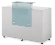 Inne meble biurowe - Beauty System Biurko do recepcji BD-3307 Białe BD-3307 BIAŁE - miniaturka - grafika 1