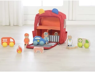 Masterkidz Centrum Alarmowe Bezpieczeństwa W Plecaku Masterkidz MK07223 - Zabawy w naśladowanie dorosłych - miniaturka - grafika 2