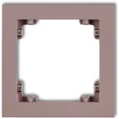 Klawisze i ramki - Karlik Deco lawendowy ramka 1-krotna 42DR-1 42DR-1 - miniaturka - grafika 1