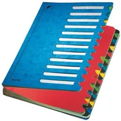 Pudła i pojemniki do przechowywania - Leitz 59140035 segregator pulpitowy formatu A4, z 24 przegródkami, 3 dziurkami, z kartonu, niebieski 5914-00-35 - miniaturka - grafika 1