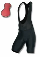 Spodenki rowerowe - Rogelli Spodenki kolarskie na szelkach Rogelli Econ z wkładką 494648 - miniaturka - grafika 1