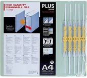 Segregatory - Plus Japan Plus Zero Max-Ordner A4 rozciągliwy do góry do 10 cm, na 800 arkuszy Szary 10er Pack FL-021SSW-GY (10pcs) - miniaturka - grafika 1