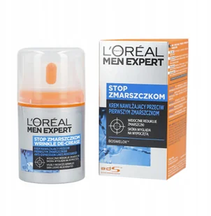 Loreal Paris Paris Men Expert Stop Zmarszczkom 35+ Krem nawilżający pierwsze zmarszczki 50 ml - Kosmetyki do pielęgnacji twarzy męskie - miniaturka - grafika 4