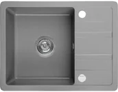 Zlewozmywaki - Laveo Zlewozmywak granitowy szary 1-komorowy STELLA 440x580mm SBY_513T - - miniaturka - grafika 1