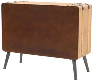 vidaXL Szafka z szufladami, lite drewno jodłowe, 91 x 35 x 73 cm - Komody - miniaturka - grafika 8