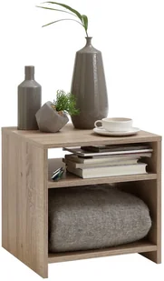FMD Mobel FMD Stolik kawowy z półką, kolor dębowy - Ławy i stoliki kawowe - miniaturka - grafika 7