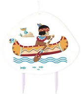 Urodziny dla dorosłych - Amscan Świeczka na tort "Tepee & Tomahawk - Indianie", 9904146 - miniaturka - grafika 1