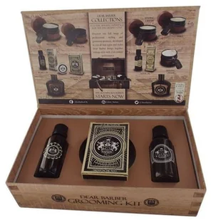 Dear Barber SET Collection II Groom & Go M) olejek do brody 30ml + wosk do wąsów 25ml + edt 30ml - Kosmetyki i akcesoria do pielęgnacji brody - miniaturka - grafika 3