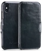 Etui i futerały do telefonów - moVear moVear flipSide C etui do Apple iPhone Xr | 100% Skóra AIPXRS0CIBKVBK - miniaturka - grafika 1