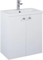 Szafki łazienkowe - Elita 168090 SET podumywalkowa KIDO 60 2D WHITE MATT PDW - miniaturka - grafika 1